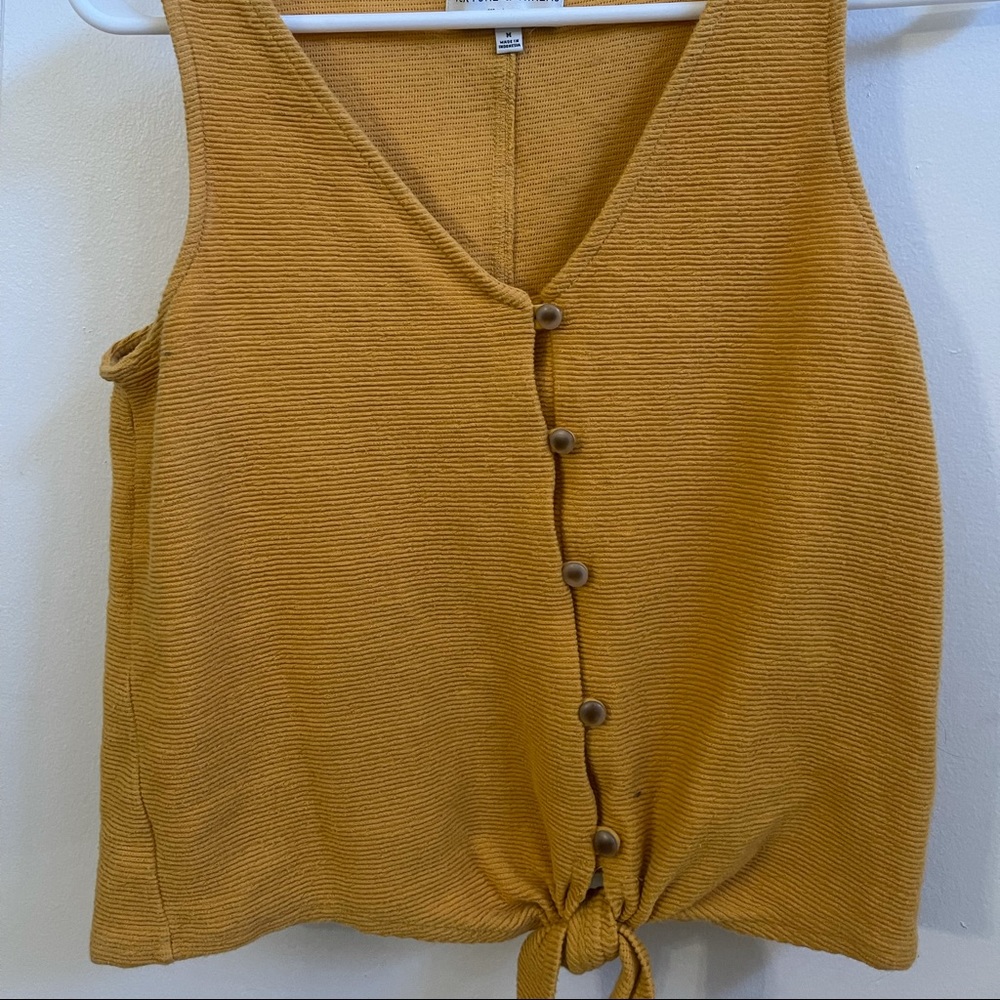 Mustard Madewell top